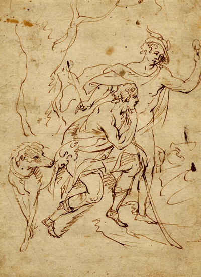 Boceto del Juicio de Paris. P.P: Rubens Siglo XVII d.C. Museo Británico