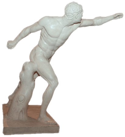 Gladiador Borghese. Siglo I a.C. Museo de Reproducciones Artísticas del Bilbao