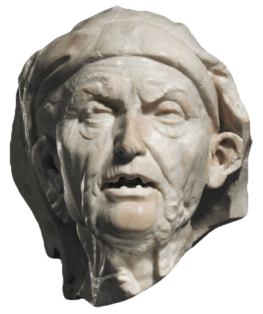 Mujer anciana. Siglo III-II a.C. Museo Británico © The Trustees of the British Museum
