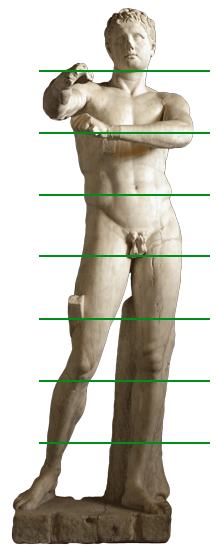 Apoxiomenos. Siglo V a.C. Museos Vaticanos